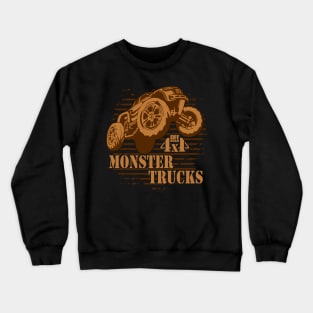 Monster Truck 4x4 Off Road Crewneck Sweatshirt